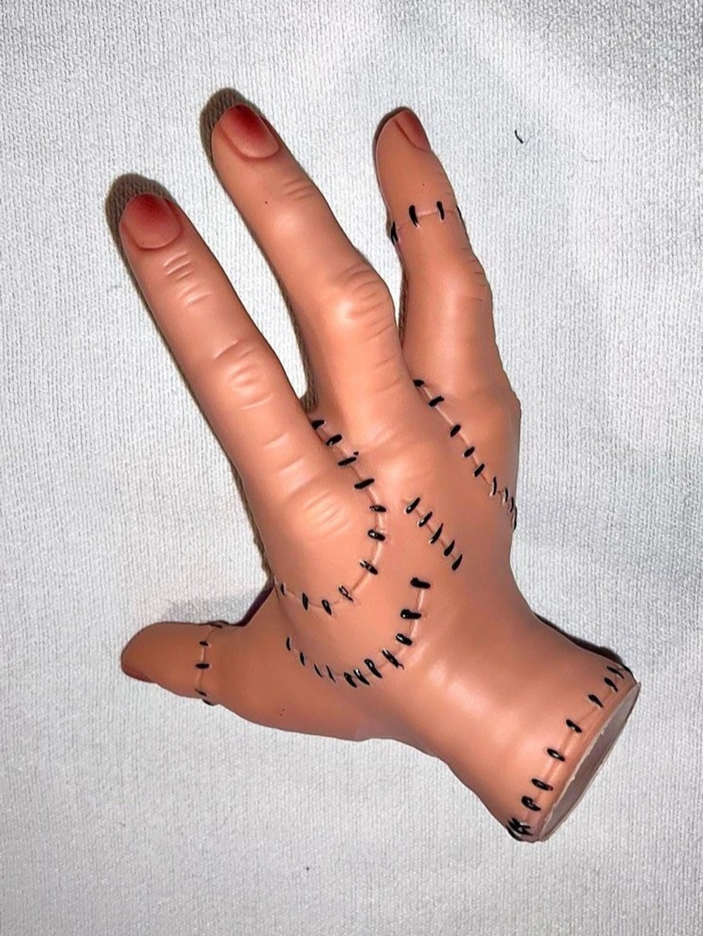 Wednesday Thing Hand Shoulder Prop Brown Hand Decor